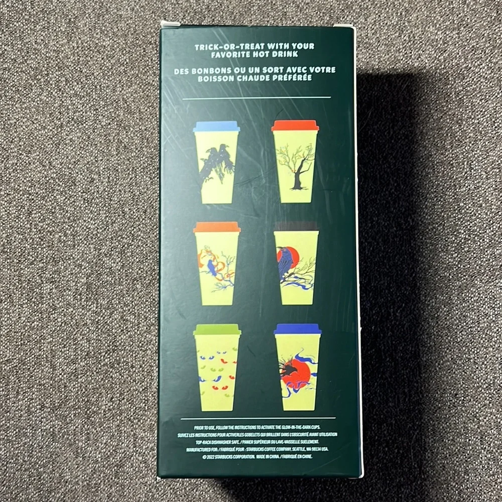 Starbucks 2022 Halloween reusable cups. NIB Spooky Fall trick treat Summerween